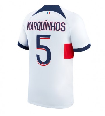Paris Saint-Germain Marquinhos #5 Venkovní Dres 2023-24 Krátkým Rukávem